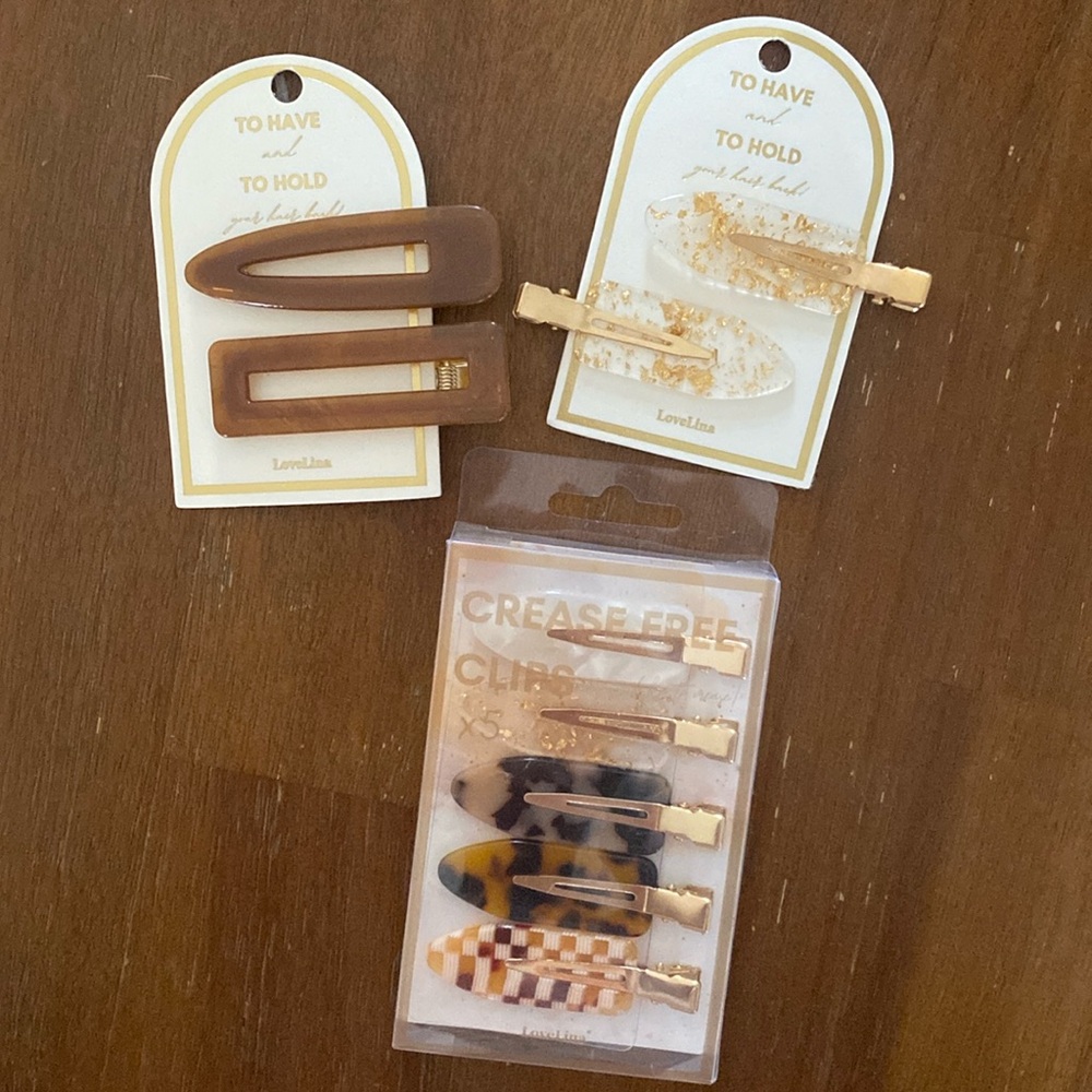 crease free hair clip bundle